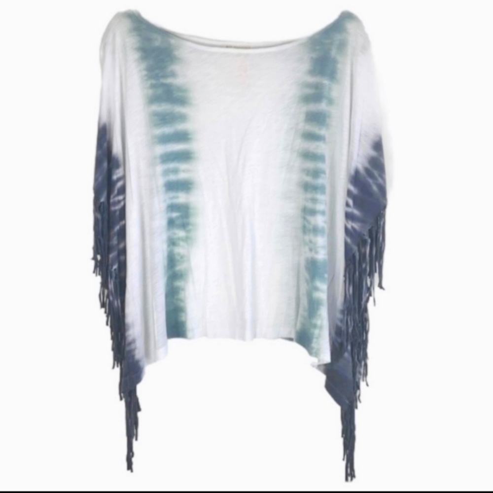 Free People Movement Tie Dye Fringe Top